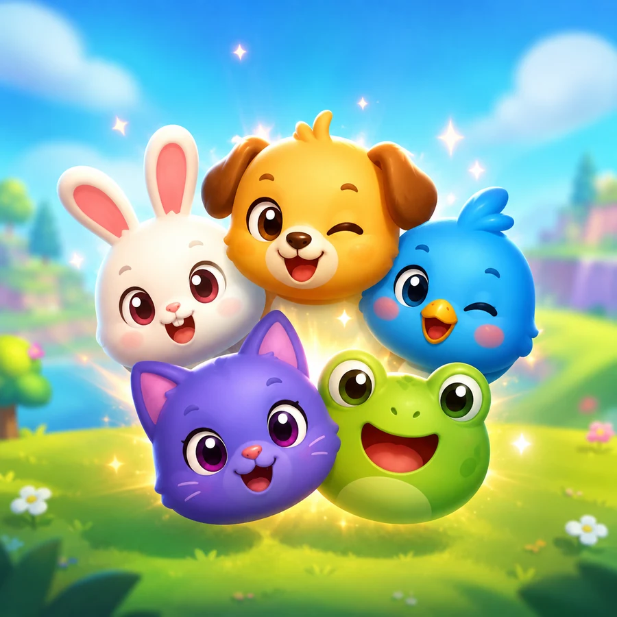ภาพปกเกม จับคู่สัตว์น้อย 3