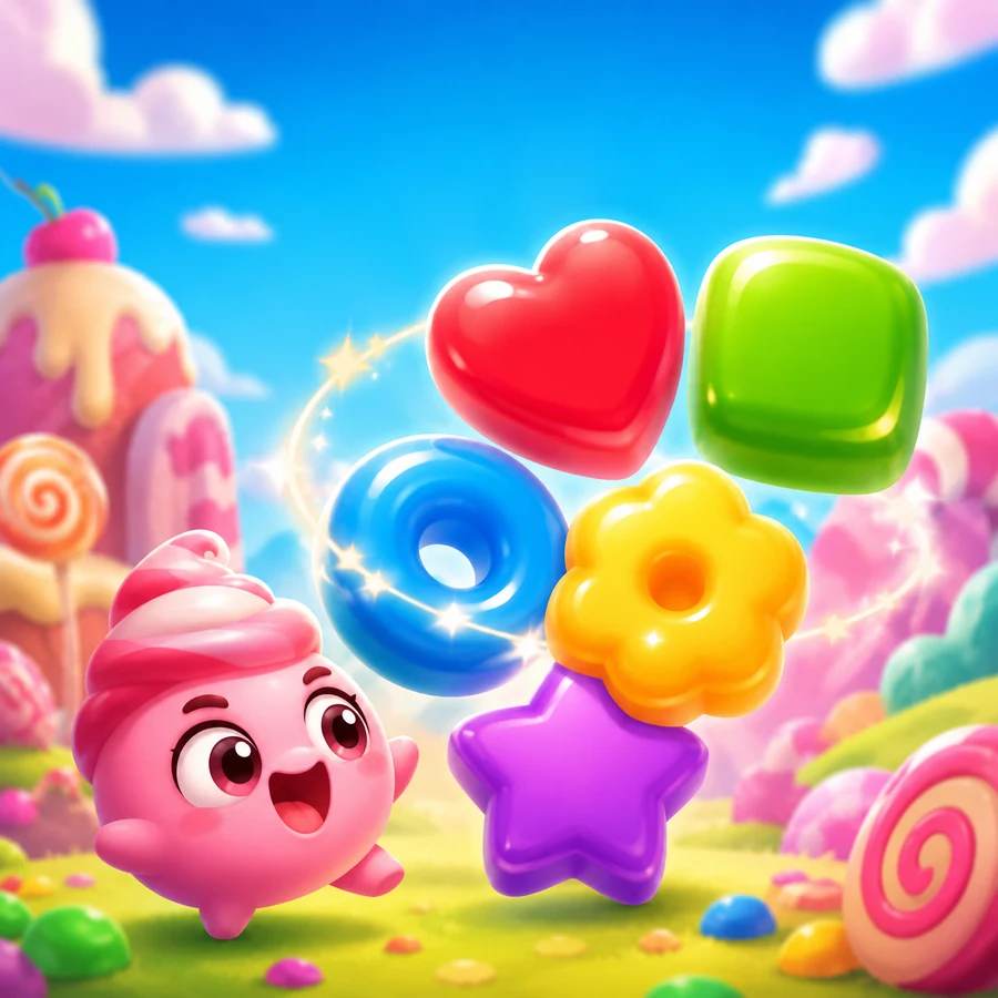 ภาพปกเกม จับคู่ลูกกวาด 3