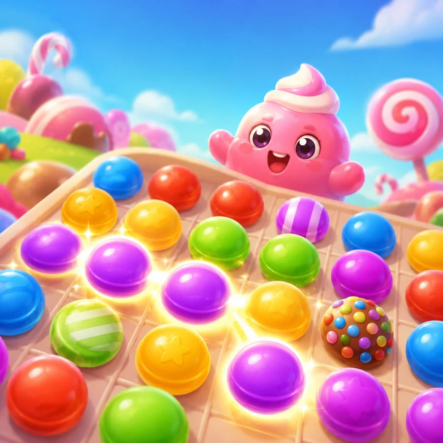 ภาพปกเกม เรียงลูกกวาดมหัศจรรย์