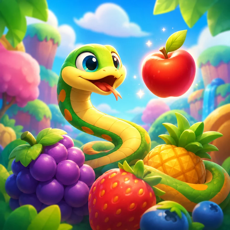 ภาพปกเกม งูกินผลไม้