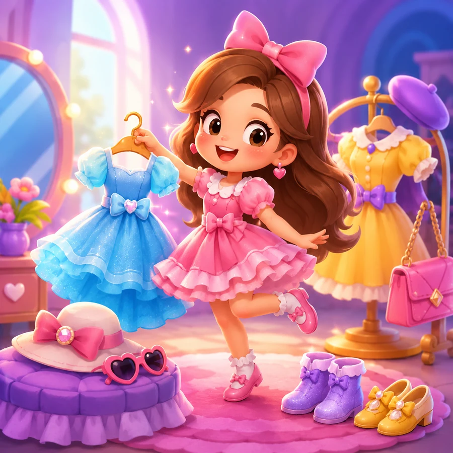 ภาพปกเกม แต่งตัวตุ๊กตาสาว
