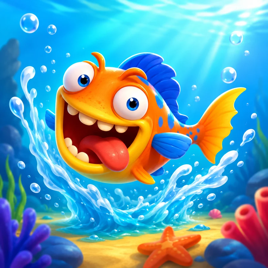 ภาพปกเกม ปลาคลั่งทะลุโลก