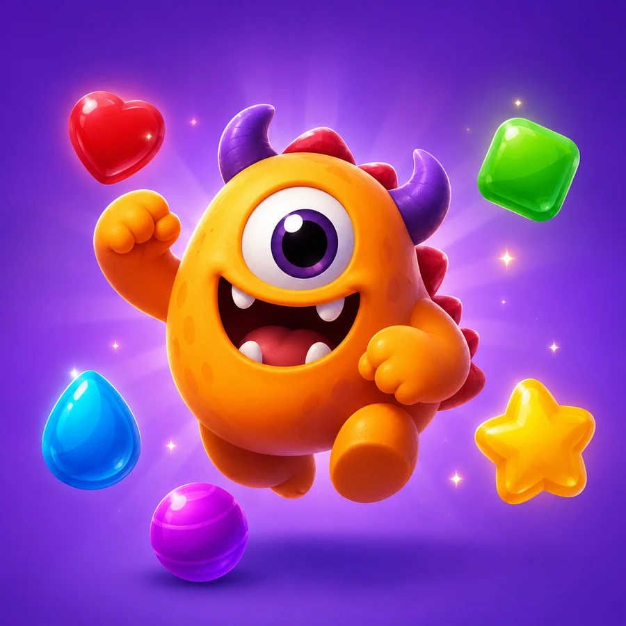ภาพปกเกม จับคู่สัตว์ประหลาด 3