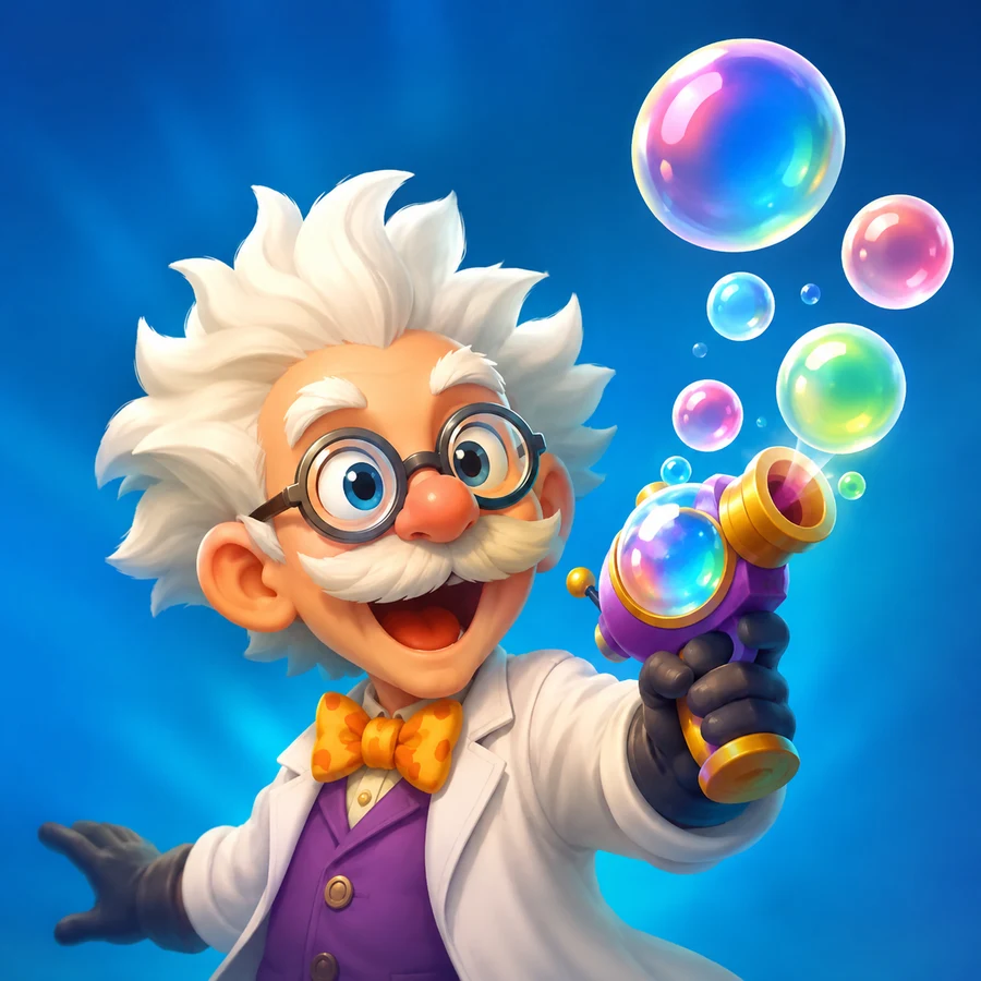 ภาพปกเกม ศาสตราจารย์ฟองสบู่