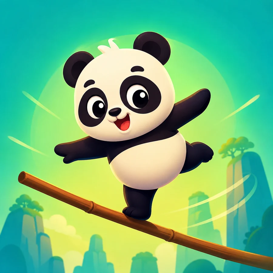 ภาพปกเกม หมีแพนด้าก้านไม้